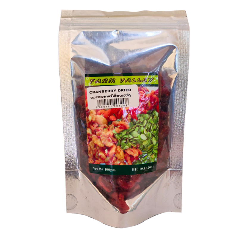 FARM VALLEY CRANBERRY DRIED 500g