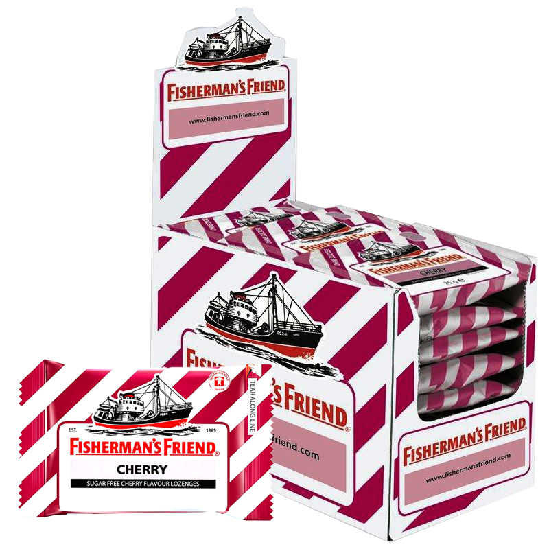 Fisherman’s Friend Sugar Free Cherry flavour Lozenges 25g pack of 24 pieces