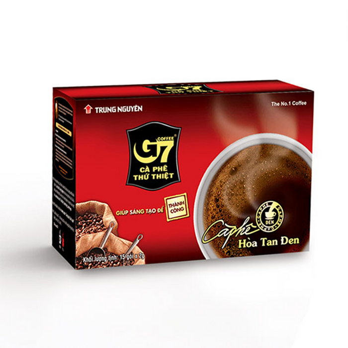 G7 Coffee Pure Black 15 sachets