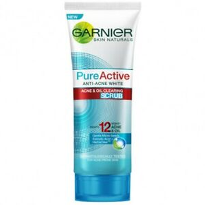 Garnier Skin Naturals Anti-Acne White Acne & Oil Clearing Scrub 100ml