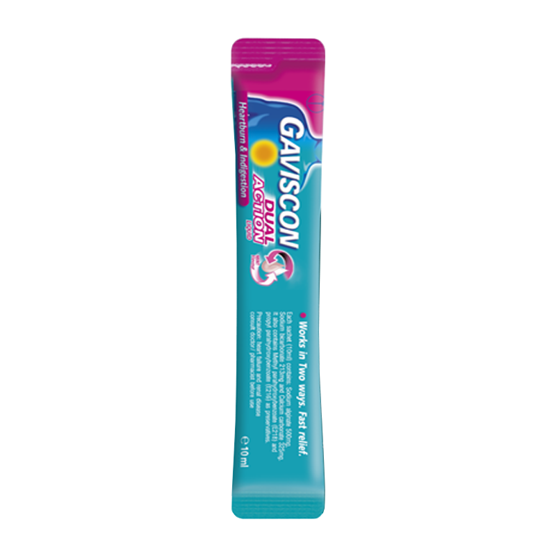 Gaviscon Dual Action Heartburn & Indigestion 10ml