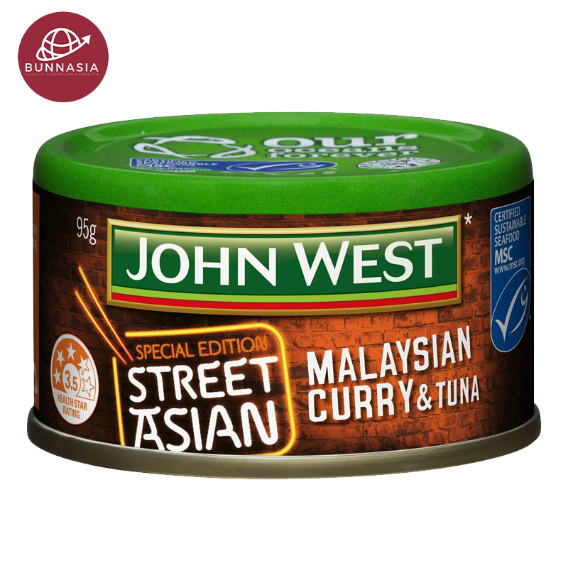 John West Street Asian Tuna Malaysian Curry Flavor 95g
