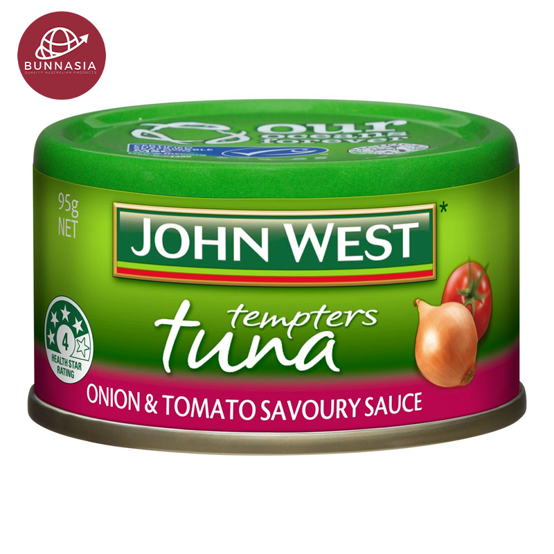 John West Tempters Tuna Onion & Tomato Savory Sauce Flavor 95g