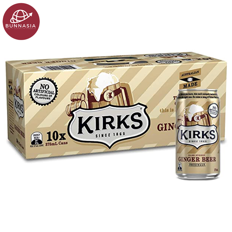 Kirks Olde Stoney Ginger Beer 375ml ຊອງ 10 ກະປ໋ອງ