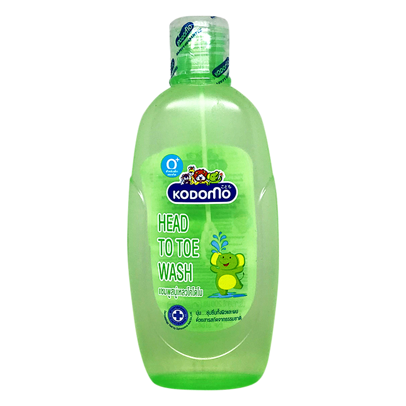 Kodomo Head to Toe Wash Baby Bath Newborns 0+ Soft And Delicate Skin Size 200ml