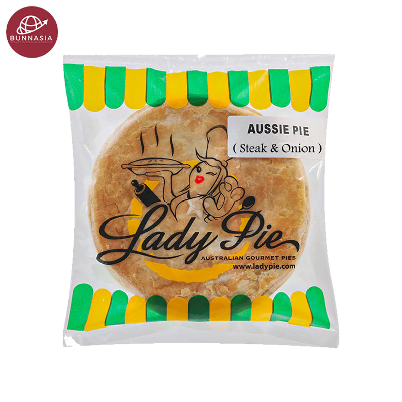 Lady Pies Aussie Pie Steak & Onion ນ້ຳໜັກສຸດທິ 190g