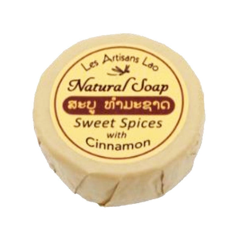 Les Artisans Lao Natural Soap sweet spices with Cinnamon 100g