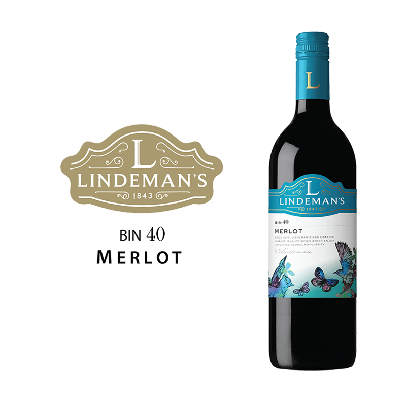 Lindeman's BIN 40 Merlot 750ml