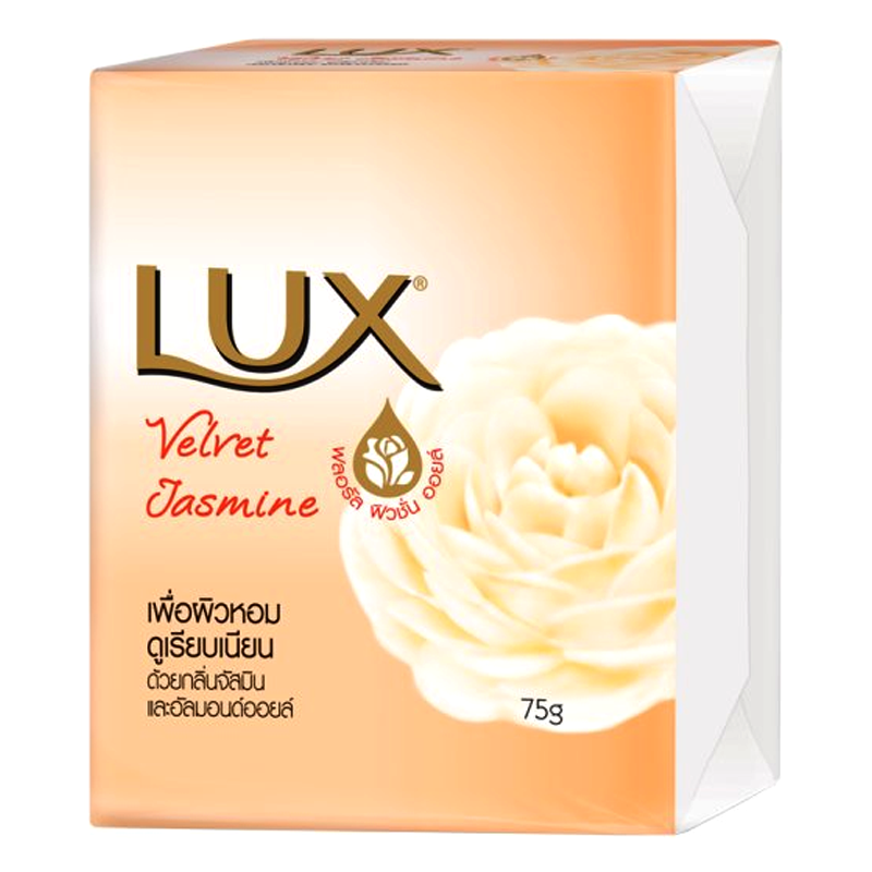 Lux Bar Soap Velvet Jasmine Floral Fusion Oil Formula Size 75g pack of 4pcs