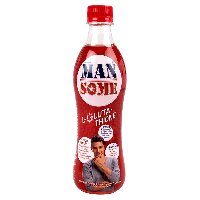 ManSome Less Sugar L-Glutathione Vitamin Drink Size 450ml