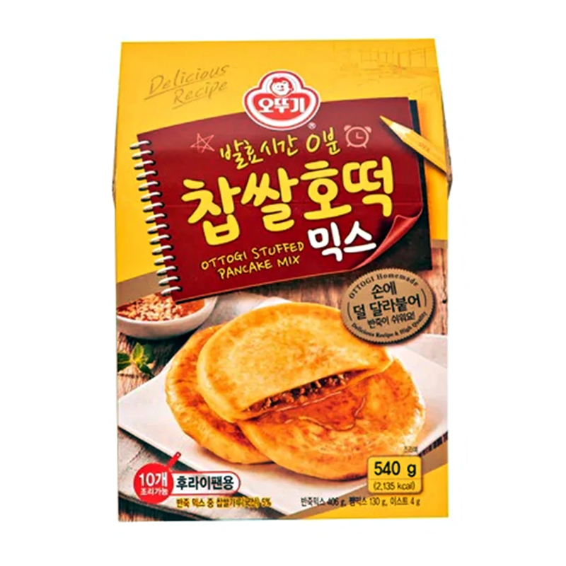 Ottogi Stuffed Sweet Rice Pancake Hotteok Mix 540g