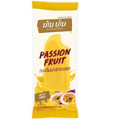 Banban Passion Fruit ice cream