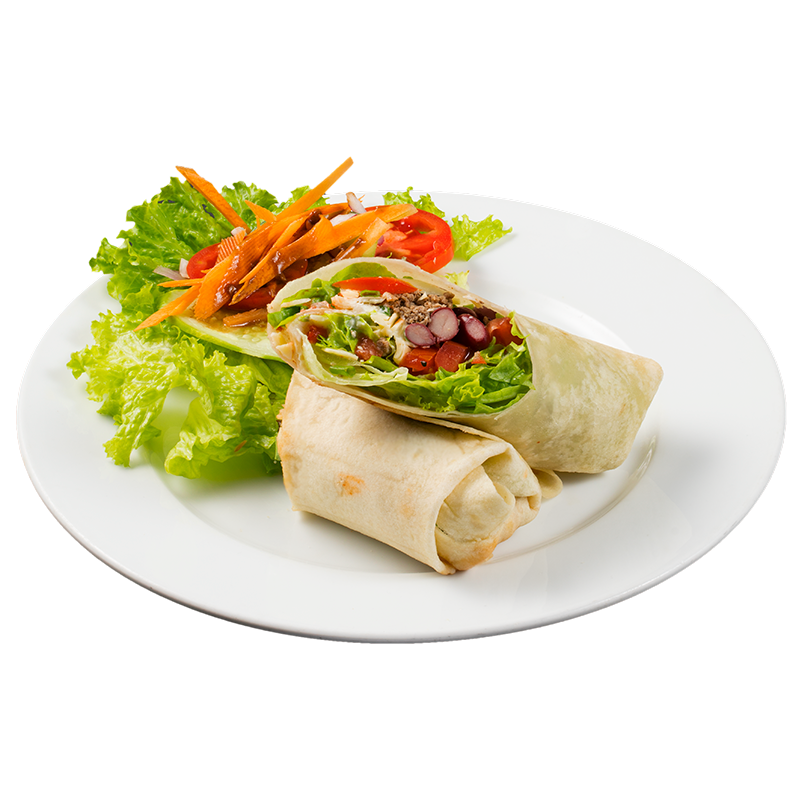 ROAST VEGGIE & HUMMUS WRAP