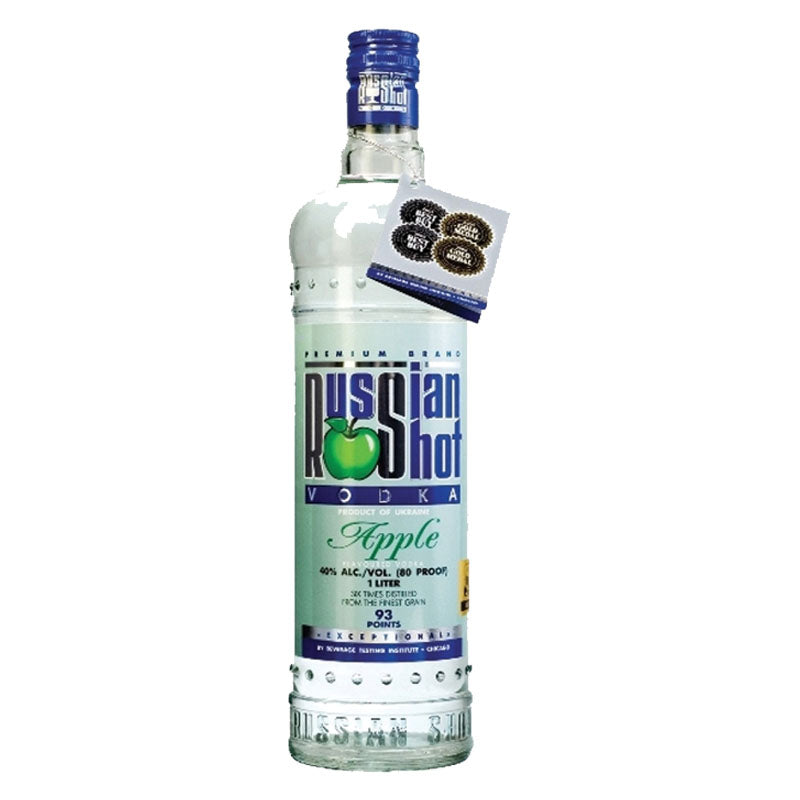 RUSSIAN SHOT APPLE VODKA 1L