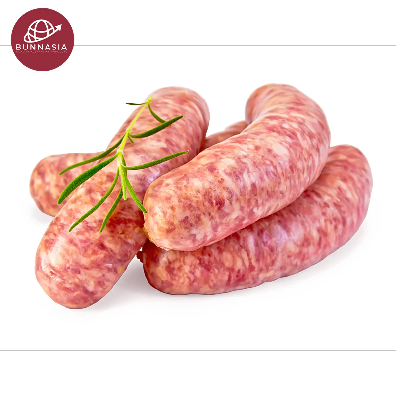 Frozen Sausages Pork Plain (Thick) (5 links) 500g