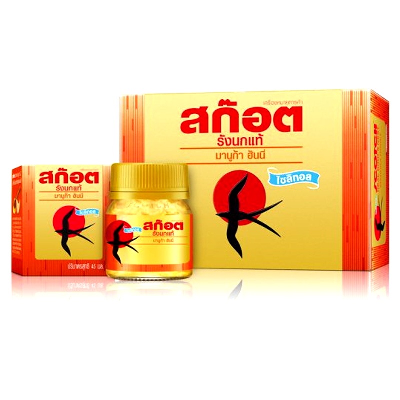 Scotch Royale Premium Xylitol Manuka Honey Real Bird's Nest Size 45ml Boxes of 6bottles