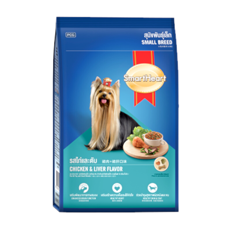 SmartHeart Small Breed Chicken & Liver Flavour 1.3 kg