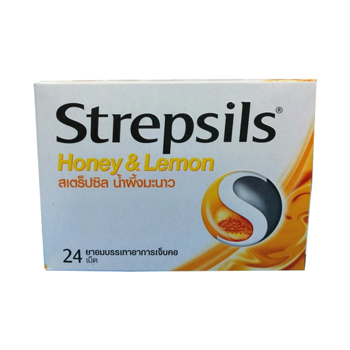 Strepsils Honey & Lemon Relieve Sore Throat  24Tablets