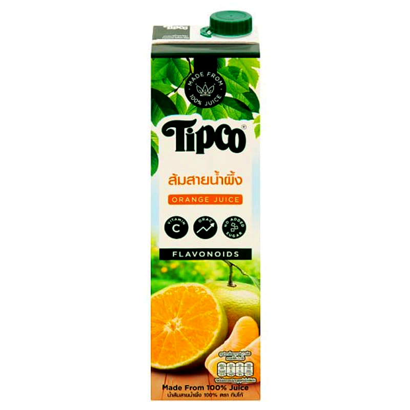 Tipco Sai Nam Phueng Orange Juice Size 1L