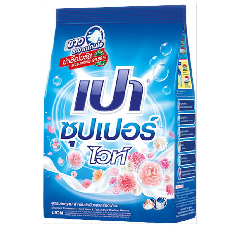 Pao White Nano Tech, standard formula detergent. For hand wash and top-loading machine 2700g.