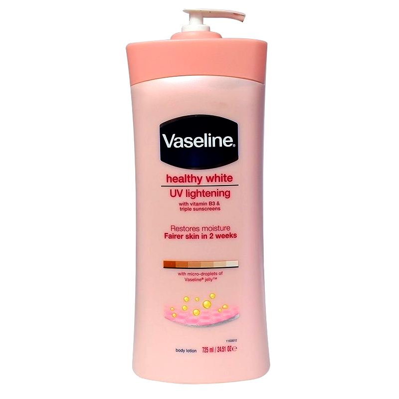 Vaseline Healthy White Skin UV Lightening with Vitamin B3 & Triple Sunscreen Lotion ຂະໜາດ 725ml
