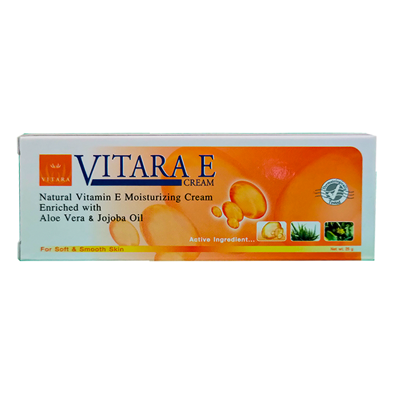 Vitara E Natural Vitamin E Moisturizing Cream Enriched With Aloe Vera –  Shopping-D Service Platform