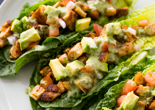 Chicken Taco Lettuce Wraps