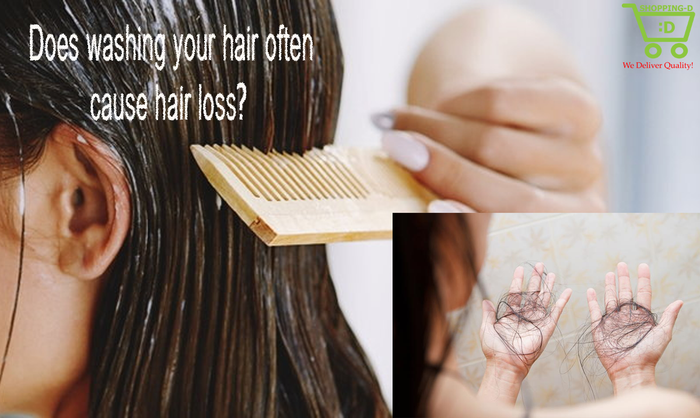 Does washing your hair often cause hair loss?