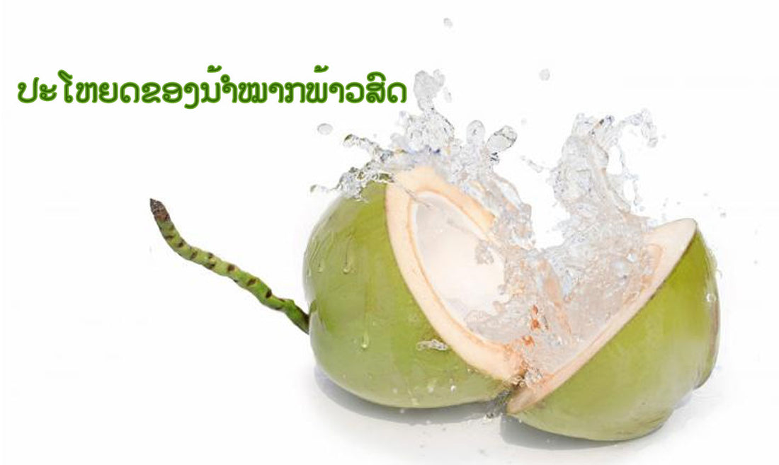 ປະໂຫຍດຂອງນ້ຳໝາກພ້າວສົດ