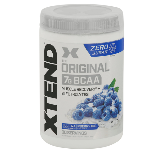 Xtend, Sport, 7G BCAA, Blue Raspberry Ice,  30 Servings 12.2 oz (345 g)