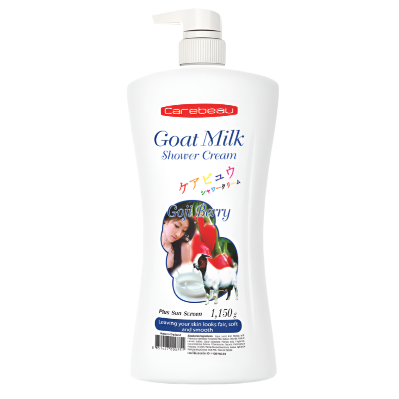 Carebeau Strengthen Goji Berry Goat Milk Shower Cream Body Wash 1.150ml