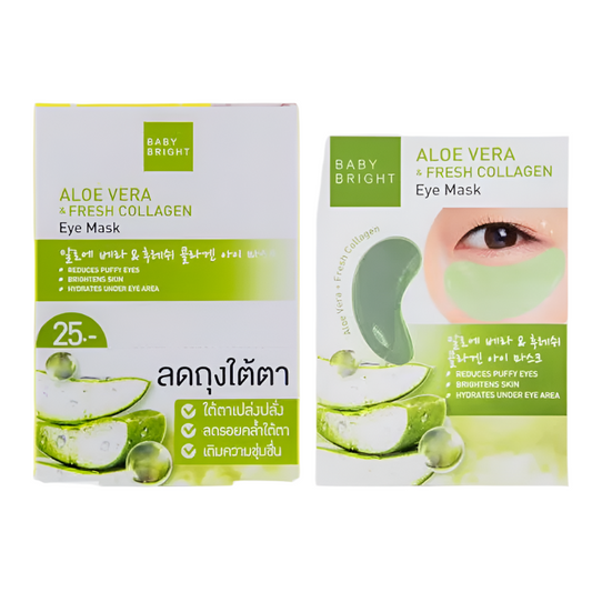 BABY BRIGHT Aloe Vera & Fresh Collagen Eye Mask 2,5g pack of 6 pcs