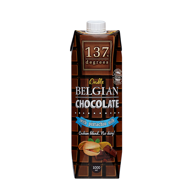 137 degrees Belgian Chocolate with Pistachio Milk 1L