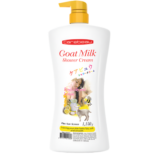Carebeau Goat Milk Skin Whitening Lemon Body Wash  Shower Cream (1150g)
