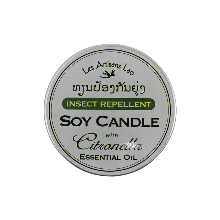 Citronella candle in alu tin can 130g