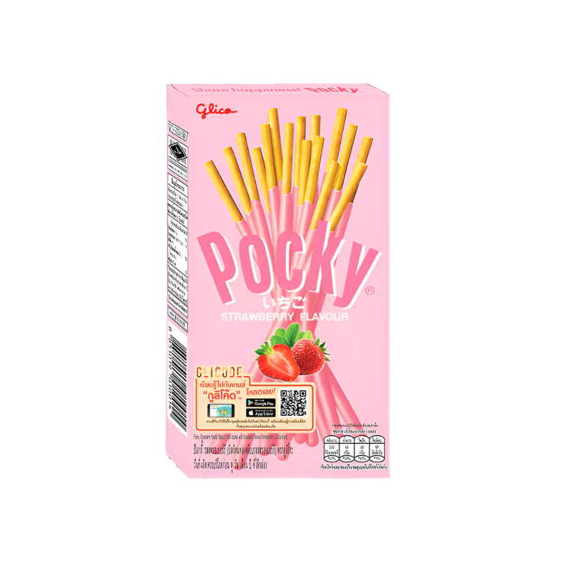 ລົດຊາດສະຕໍເບີຣີ POCKY 47g 