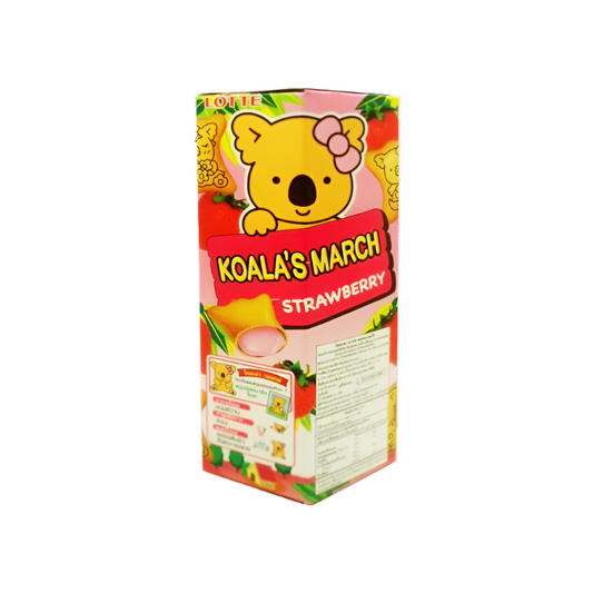 Lotte Koala Strawberry Filled Biscuit 37g