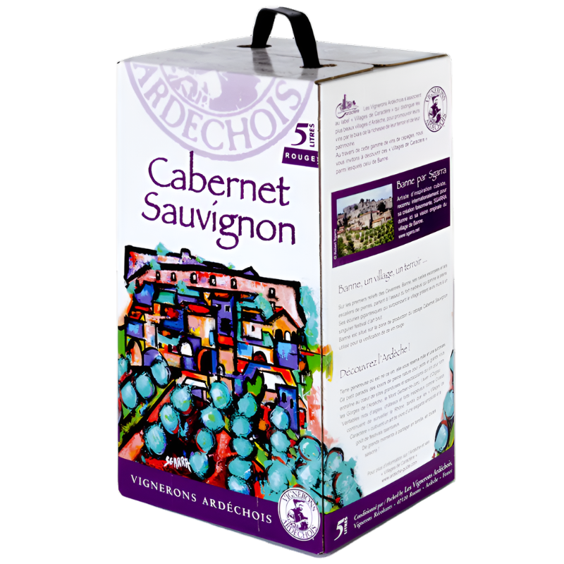 ARDECHE CABERNET SAUVIGNON 5L , France