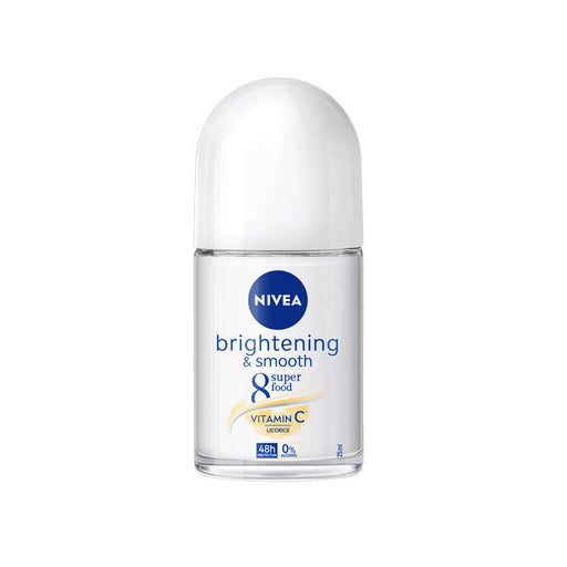Nivea Whitening Roll-deodorant 48h Protection Skin Nutrients &amp; Vitamins Anti-perspirant ຂະໜາດ 25ml