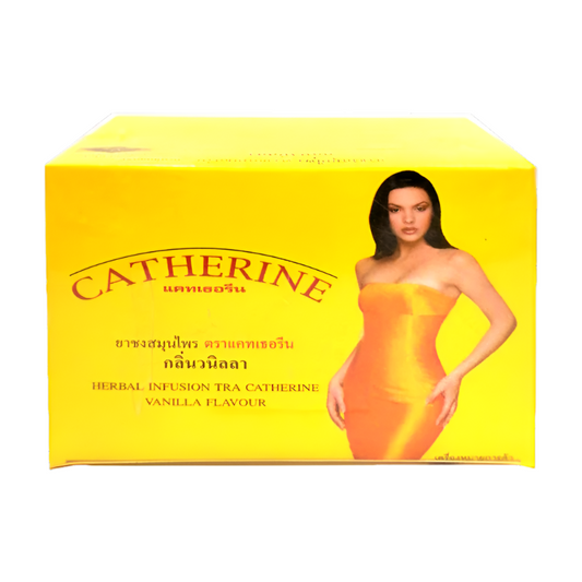 Caterine Brand Herbal Infusion Tea Vanilla Scent Boxes of 16 Sachets
