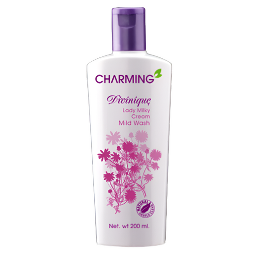 Charming Divinique Lady Milky Cream Mild Wash Size 200ml