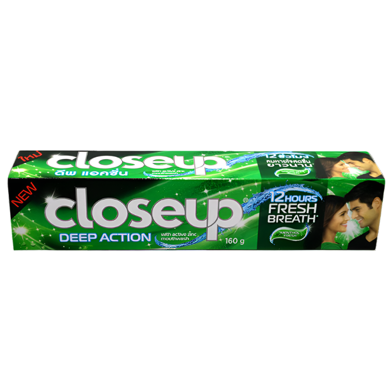 Close Up Deep Action Mental Flash Toothpaste Size 30g – Shopping-D ...