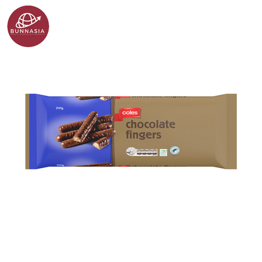 Coles Biscuits Chocolate Fingers 200g