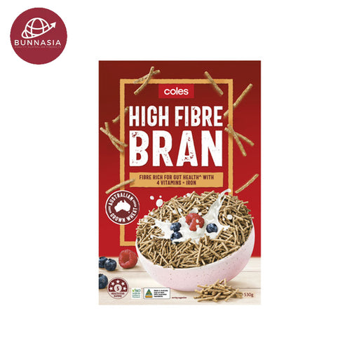 Coles Cereal High Fibre Bran 530g