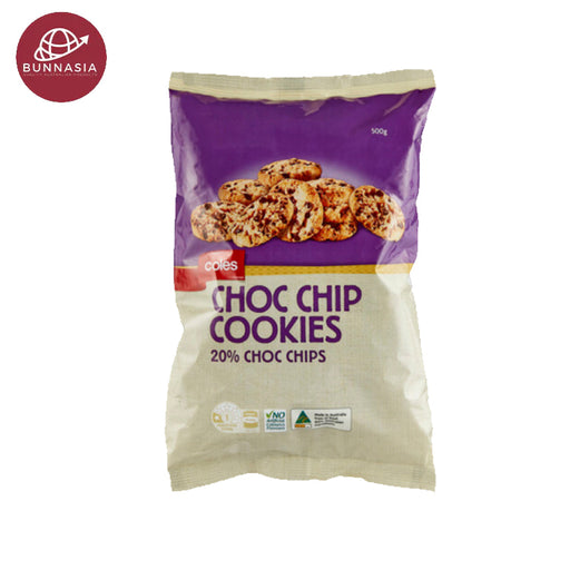 Coles Chocolate Chip Cookies 500g