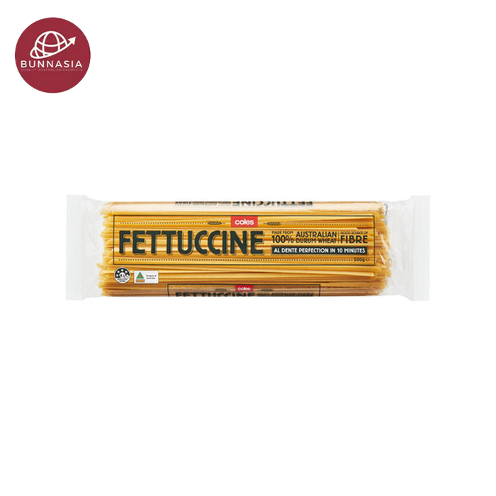 Coles Durum Wheat Pasta Fettuccine 500g — ShoppingD Service Platform