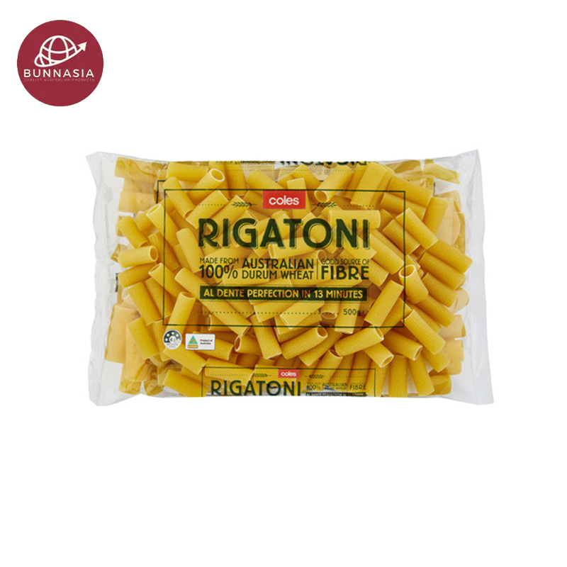 Coles Durum Wheat Pasta Rigatoni 500g — ShoppingD Service Platform