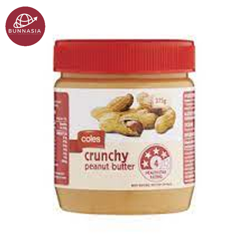 Coles Peanut Butter Crunchy 375g
