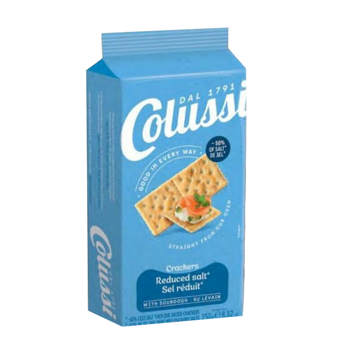 Colussi Crackers Reduced Salt Sel Reauit 250g