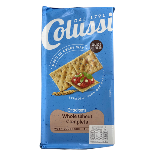 Colussi Crackers Whole Wheat Complet 250g
